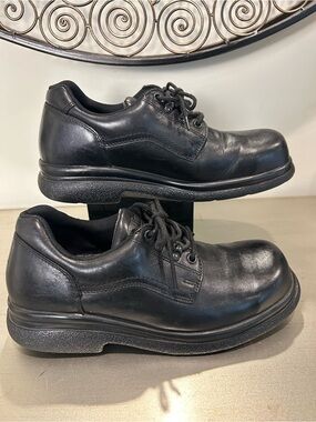 Red Wing Shoes Black Leather Lace-Up Oxfords